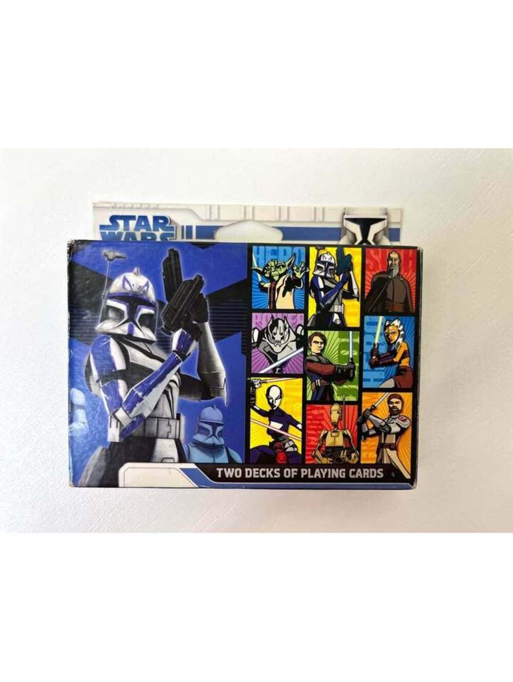 Star Wars The Clone Wars 2008 Playing Cards – 2 Deck Set – Lucasfilm – Complete